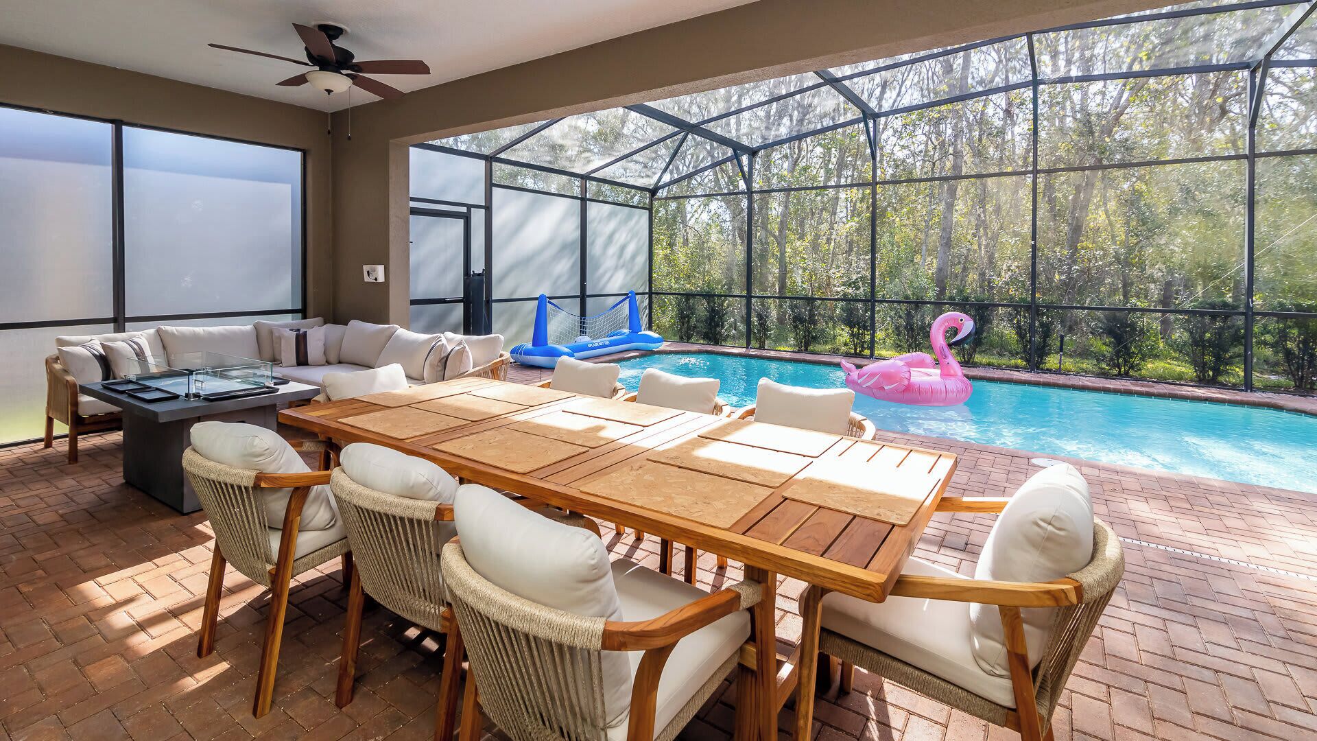 Nhà, nhiều giường, hồ bơi riêng, quang cảnh hồ bơi (Blue Bengal Paradise) | Quang cảnh từ phòng