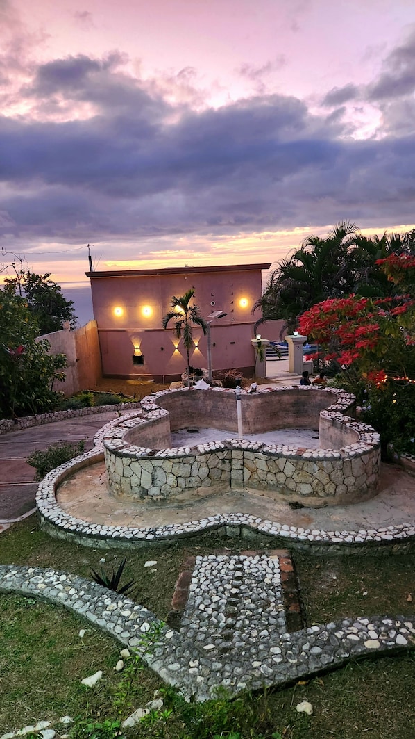 Front of property - evening/night - Boutique B & B at Stonevillage (Bluefields)