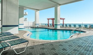 Pool - Beachfront Luxury at Majestic #608 (Panama City Beach)