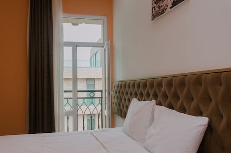 1 habitación y ropa de cama de alta calidad