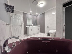 Dusche, Haartrockner, Bidet, Handtücher