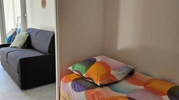 1 Schlafzimmer, schallisolierte Zimmer, kostenloses WLAN, Bettwäsche