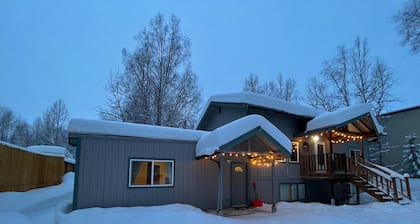 Alaskan studio in the mountains