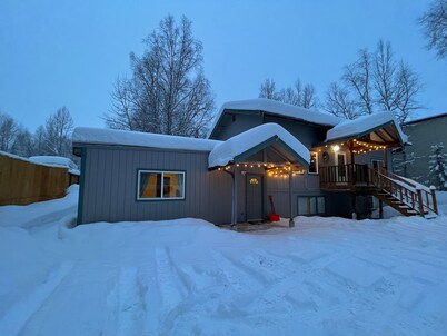 Alaskan studio in the mountains