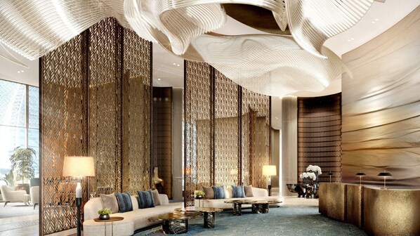 Zona de estar del vestíbulo