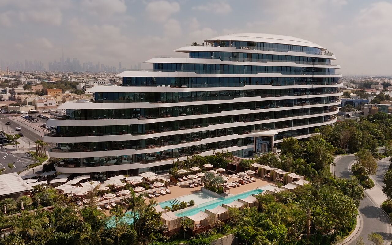 Fassade der Unterkunft