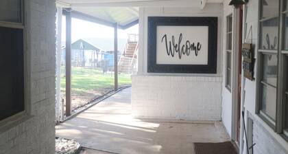 New Listing-2 Houses one level, Waterfront, Private Boat Launch, Dock, Firepit