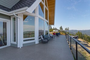 Property grounds - 'Above It All'  a spacious sundrenched house with expansive deck and Epic views. (Shawnigan Lake)