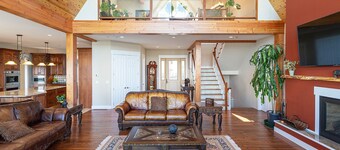 'Above It All'  a spacious sundrenched house with expansive deck and Epic views.