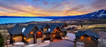 Luxury Bear Lake Home -The Moose -THEATER, PICKLEBALL, SPORTS COURT, POOL/HOTTUB