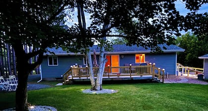 Ride your ATVs and snowmobiles directly from the house!