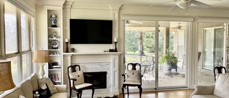 Smart TV, books, video library