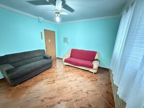 Apartment | Living area | 32-inch Smart TV with digital channels, TV, Netflix