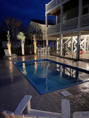 A heated pool - "Oh Shell Yeah". 3 bedroom, 2.5 bath home, NEW Private Pool (Optional Heat) coming for 2023! (Holden Beach)