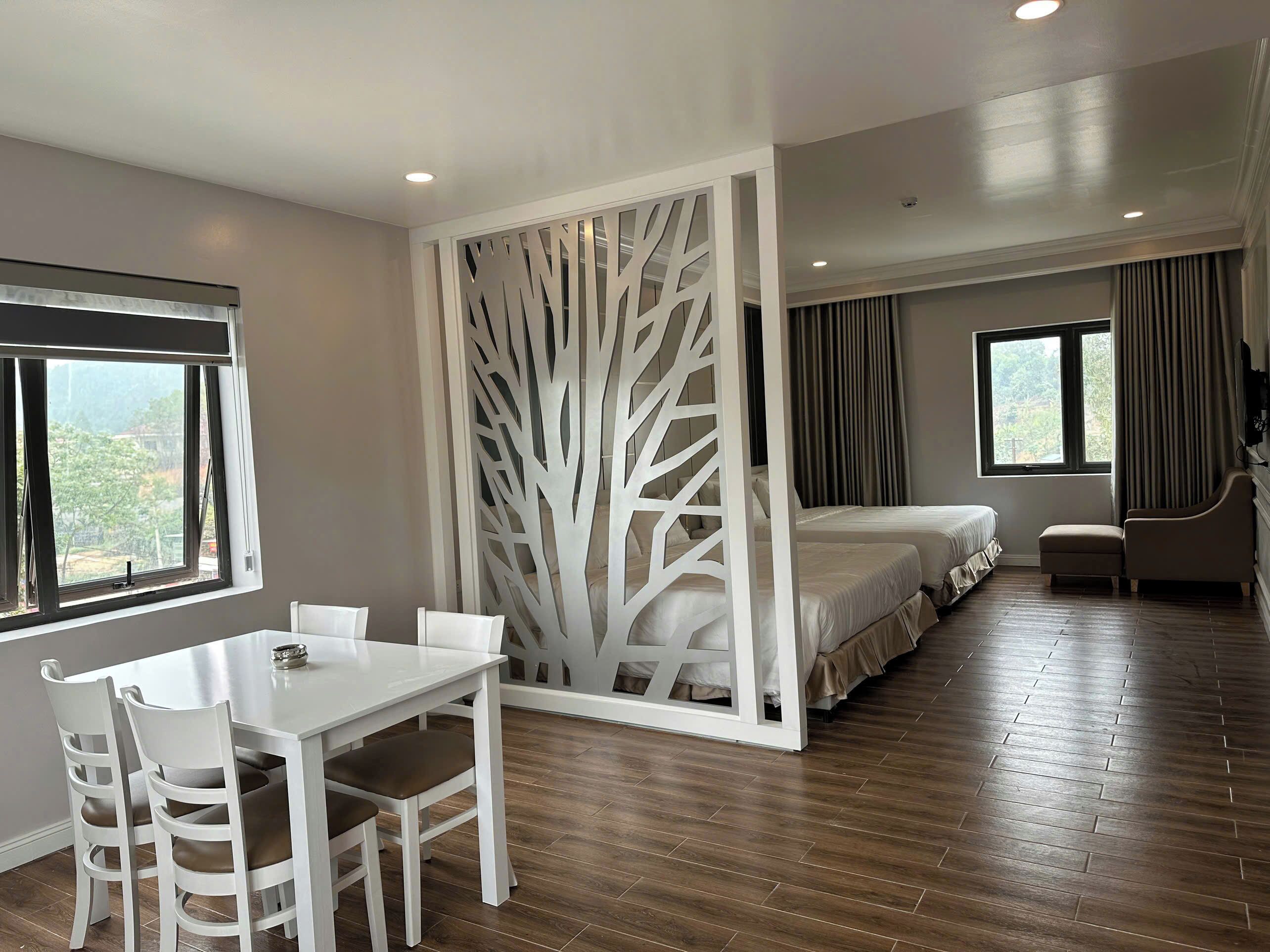 行政公寓 | 1 多间卧室、埃及棉床单、高档床上用品、羽绒被