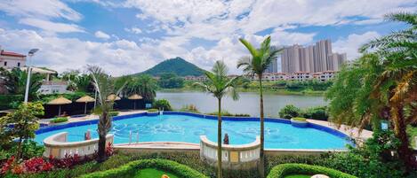 Seasonal outdoor pool