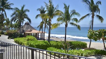 Sun loungers, beach towels