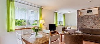 Holiday Apartment 'Im Oberdorf' with Terrace, Shared Garden & Wi-Fi
