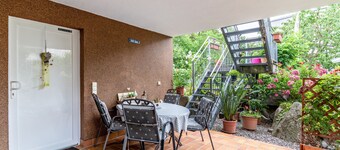 Holiday Apartment 'Im Oberdorf' with Terrace, Shared Garden & Wi-Fi