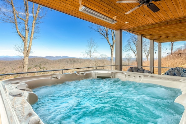 Idromassaggio all'aperto