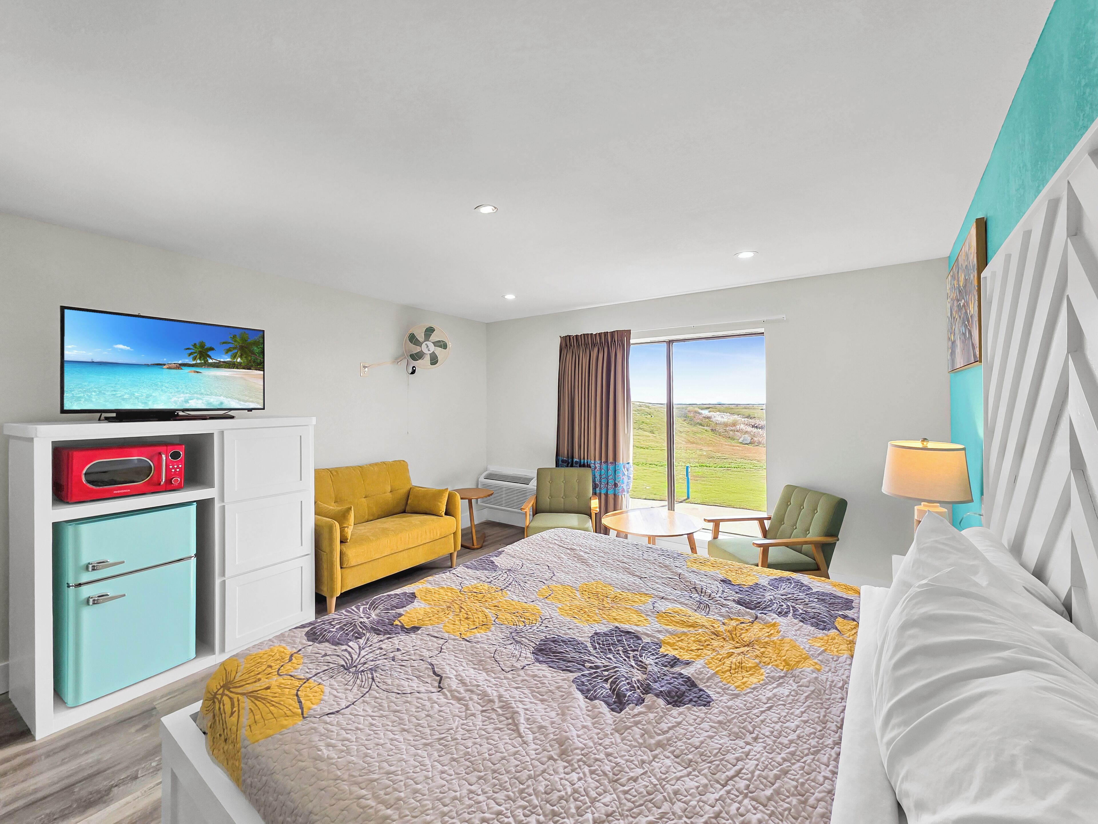 Family Suite King | Down comforters, memory foam beds, individually decorated