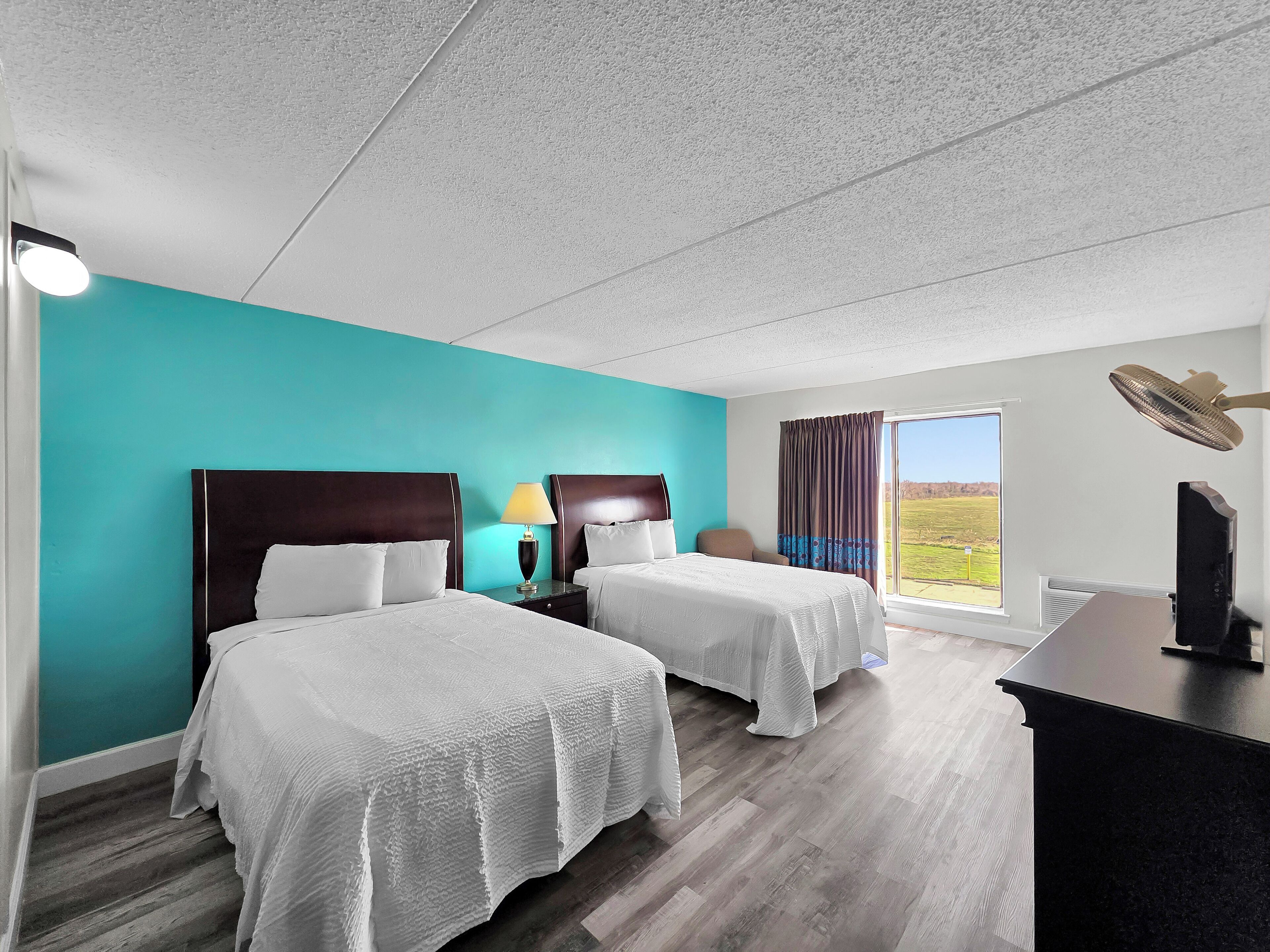 Down duvets, memory-foam beds, individually decorated