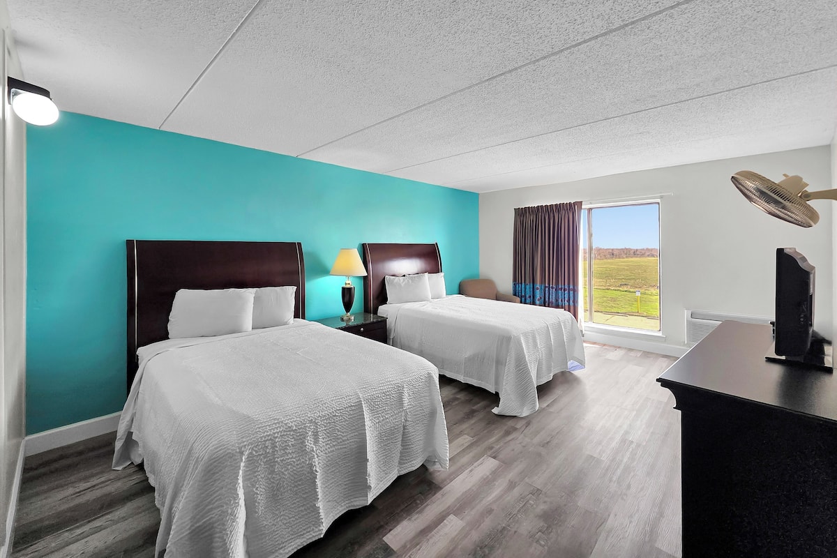 Down duvets, memory-foam beds, individually decorated