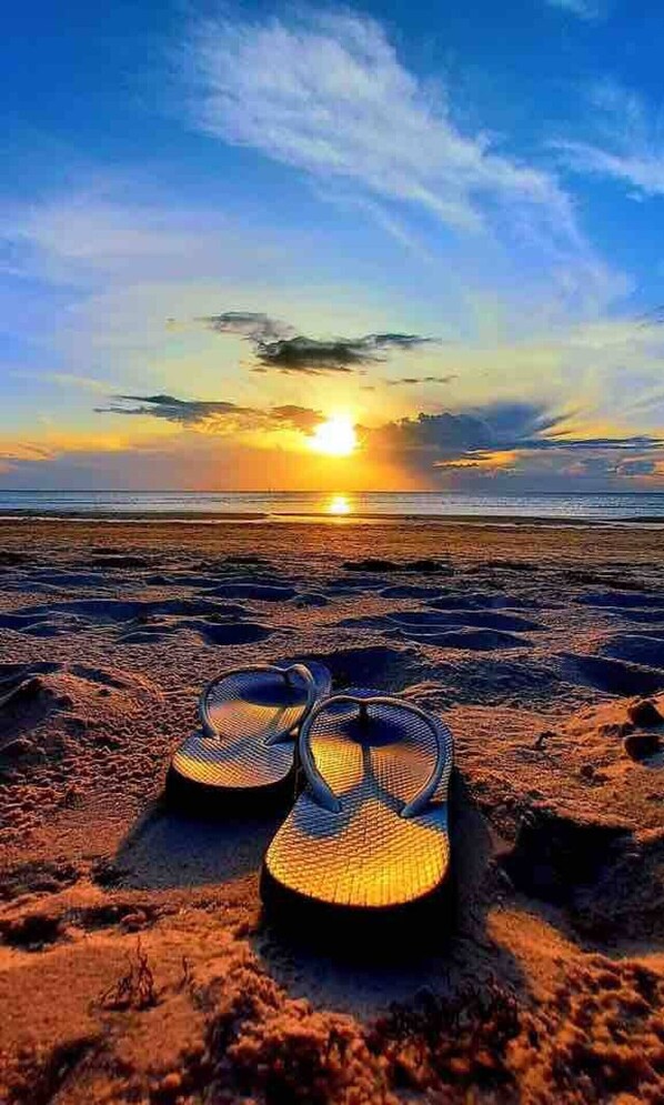 In Strandnähe, Liegestühle