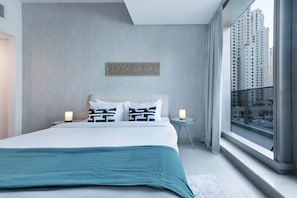 Comfort Apartment | 1 bedroom, in-room safe, blackout curtains, iron/ironing board - Maison Privee - Sparkle Tower 3 (Dubai)