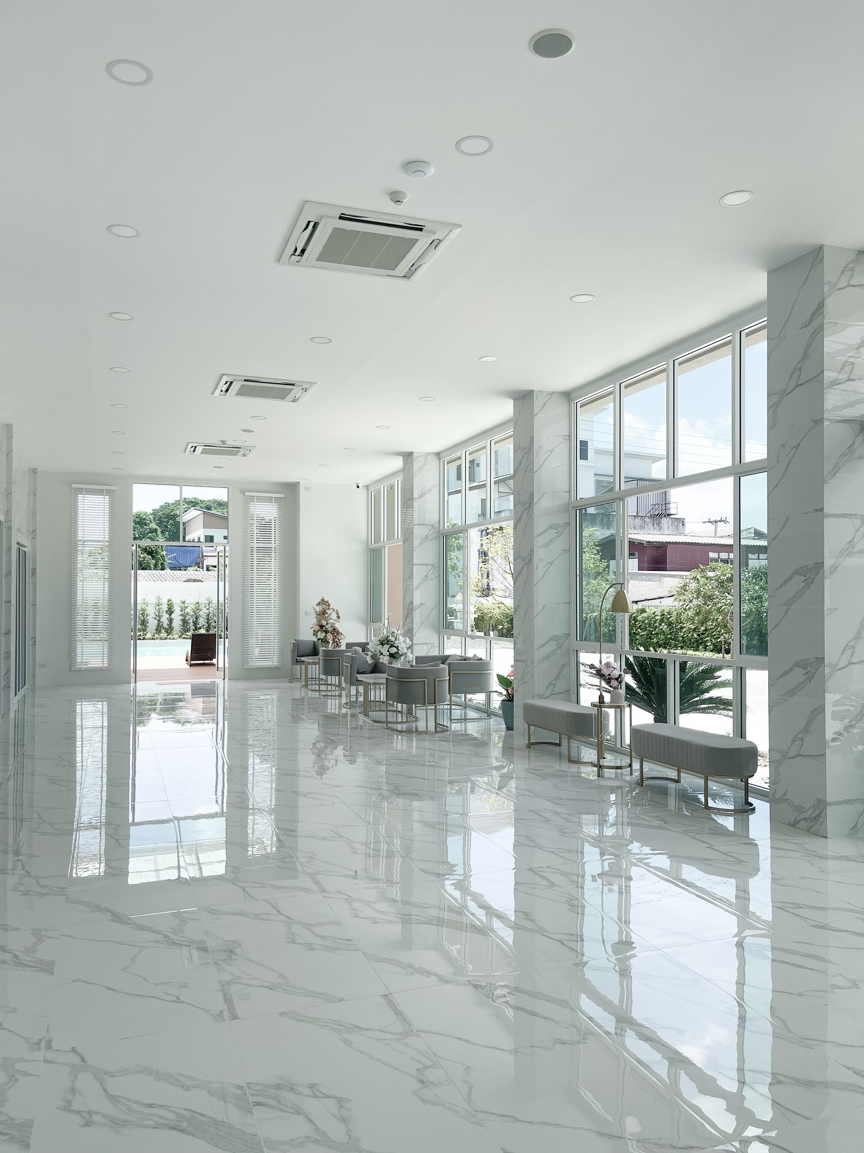 Khu tiếp khách ở sảnh