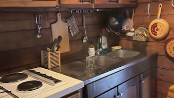 Fridge, microwave, oven
