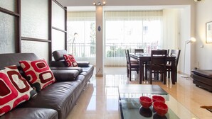 Classic Apartment | Living area - Bright 3BR in the Beating Heart of TLV (Tel Aviv)