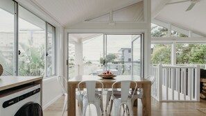 Dining - Baybreeze, 18 Tomaree Road - WiFi, Air Conditioning, Kitchenette (Shoal Bay)