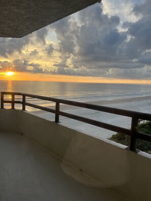 On the beach, sun-loungers, beach towels - Daytona Beach Seychelles 2BR Luxury Oceanfront Retreat (Daytona Beach Shores)