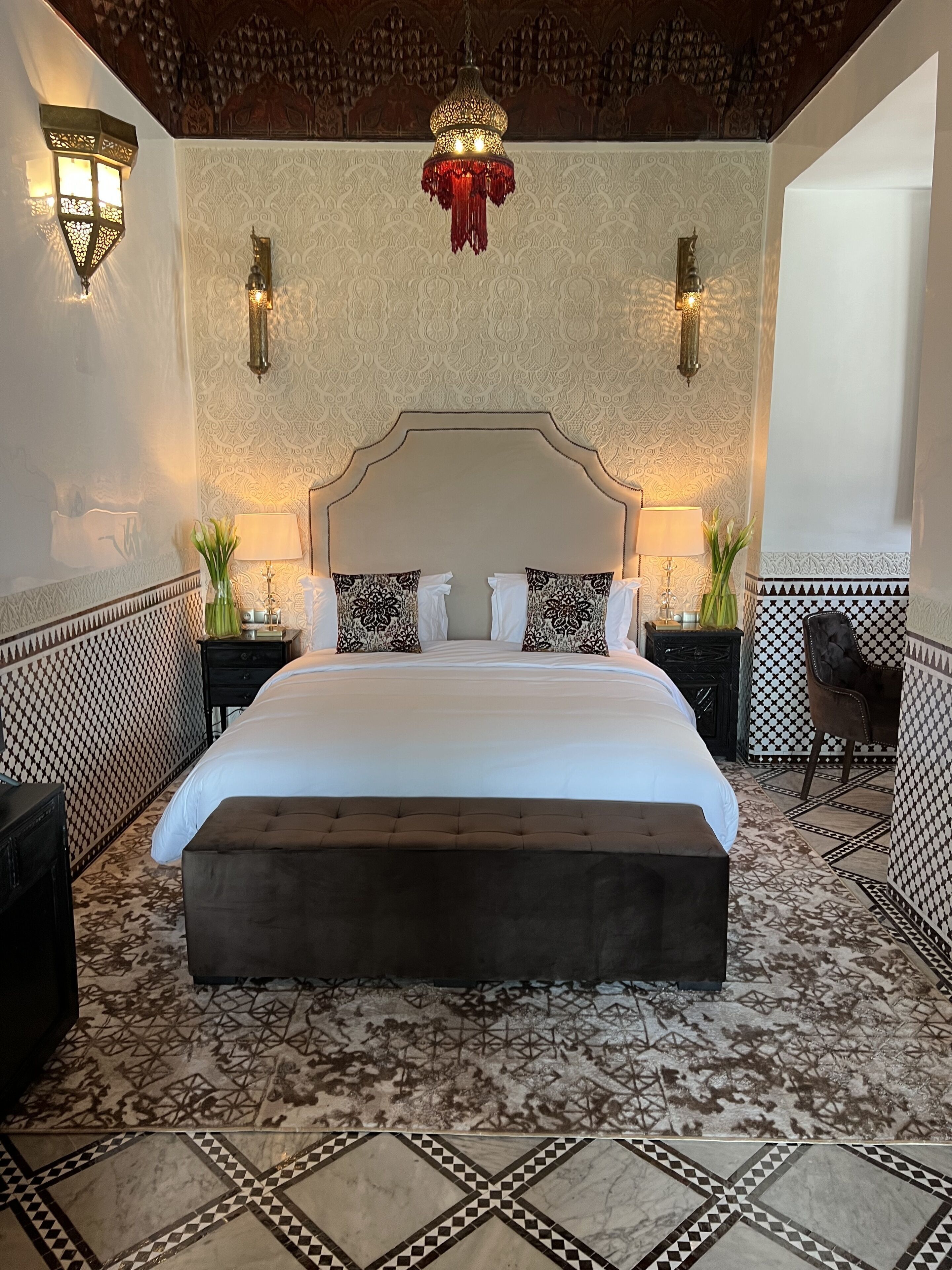 Premium bedding, down comforters, individually decorated