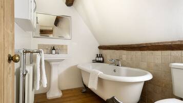 Bathtub, hair dryer