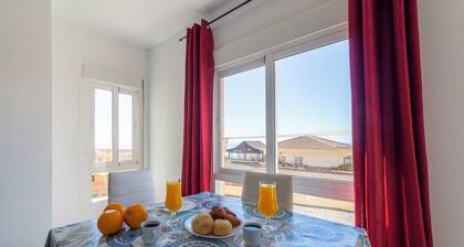 Apartment 'Bahia Almeria' with Shared Pool, Shared Garden and Air Conditioning