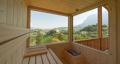Apartment "Schlosshof Himml" with Mountain View, Private Terrace & Wi-Fi