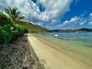 Sun loungers, beach towels - Waterfall Pool Villa with Private Mini Golf Course, Koi Pond, and Private Pool (Coral Bay)
