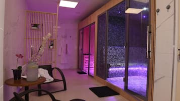 Sauna, bain Ă remous, hammam