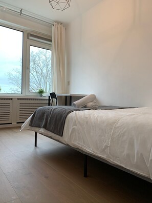 1 bedroom, iron/ironing board, bed sheets