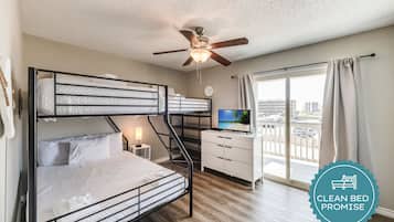 2 bedrooms, iron/ironing board, free WiFi, bed sheets