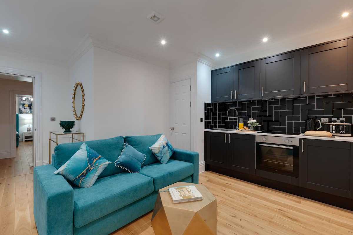 Junior appartement | Woonruimte | Een flatscreentelevisie