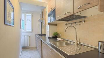 Basic-Apartment, 1 Doppelbett und Schlafsofa | Eigene Küche