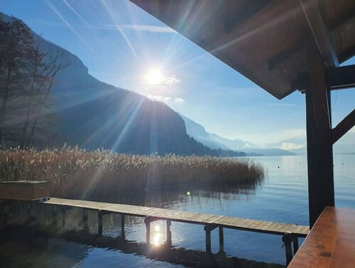 Maison pied du Lac Rdc 4P terrace;bicycles;Parking