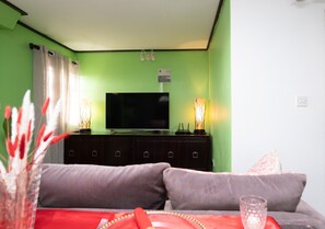 50-inch Smart TV with cable channels, TV, Netflix