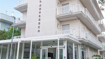 Fassade der Unterkunft