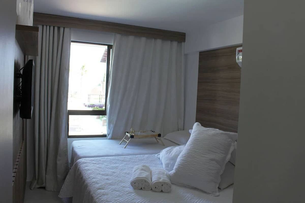 Eenvoudig appartement | 1 slaapkamer, verduisterende gordijnen, een strijkplank/strijkijzer