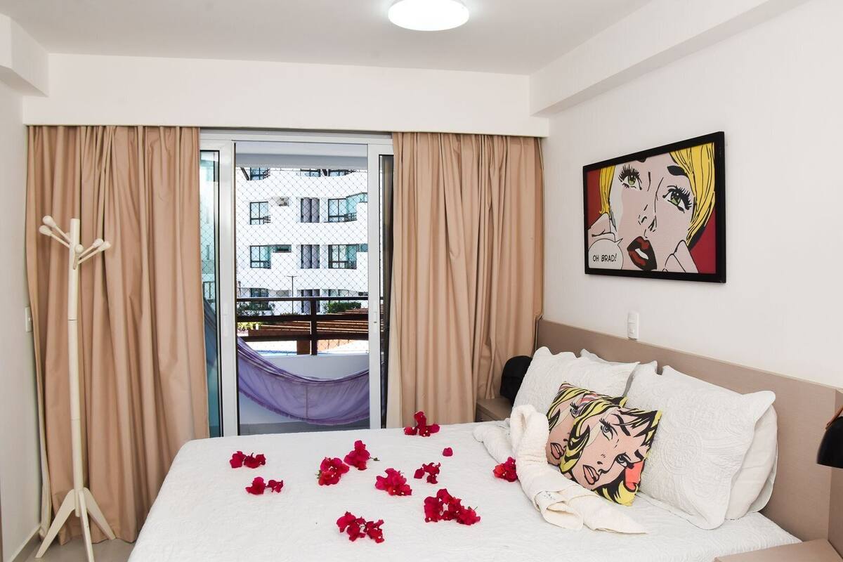 Appartement de base | 1 chambre, rideaux dâobscurcissement, fer et planche Ă repasser