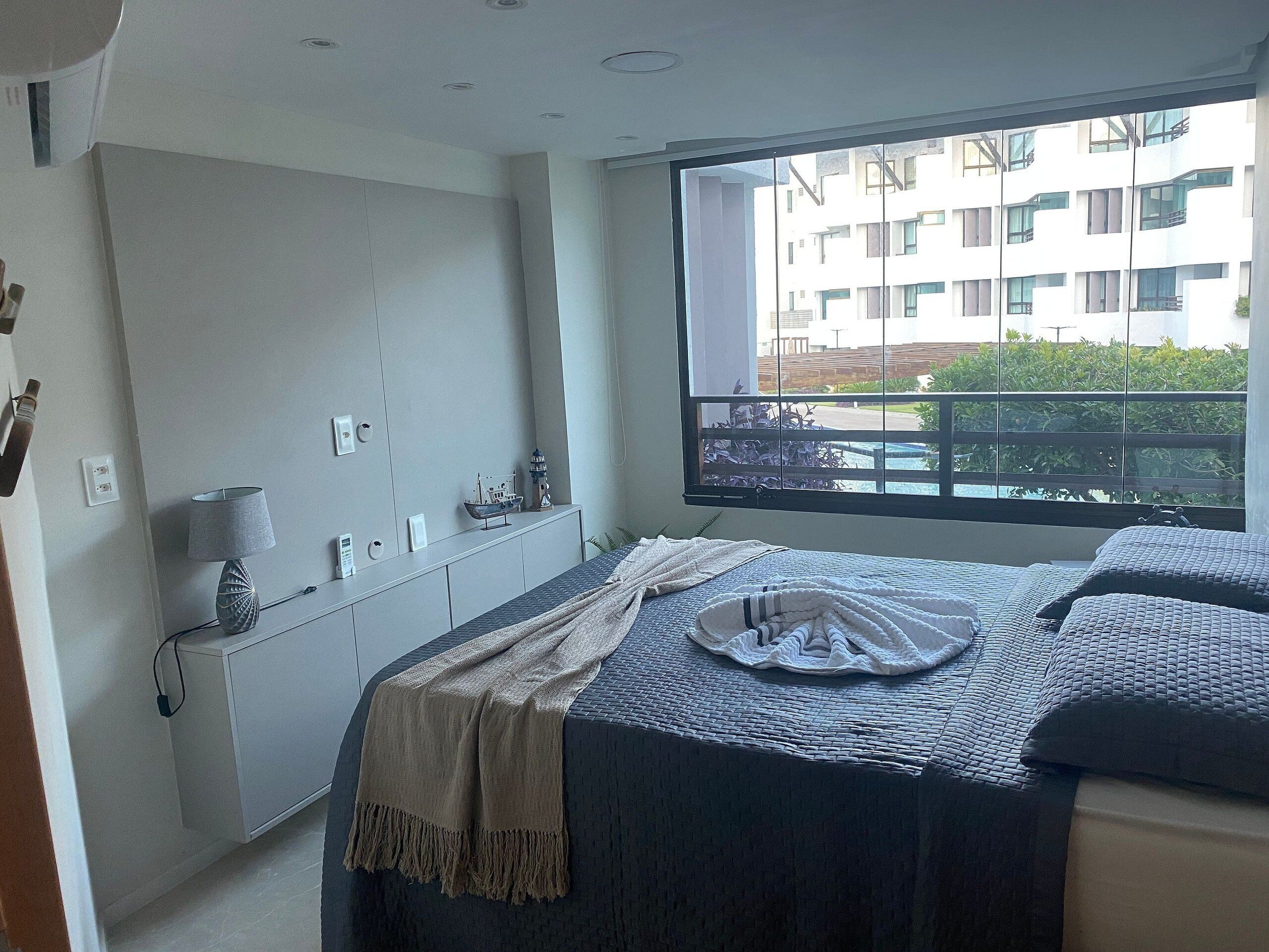 Blackout curtains, iron/ironing board, free WiFi